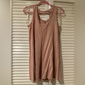 Very J neutral/blush tent dress size small